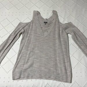 Express Cold Shoulder Sweater